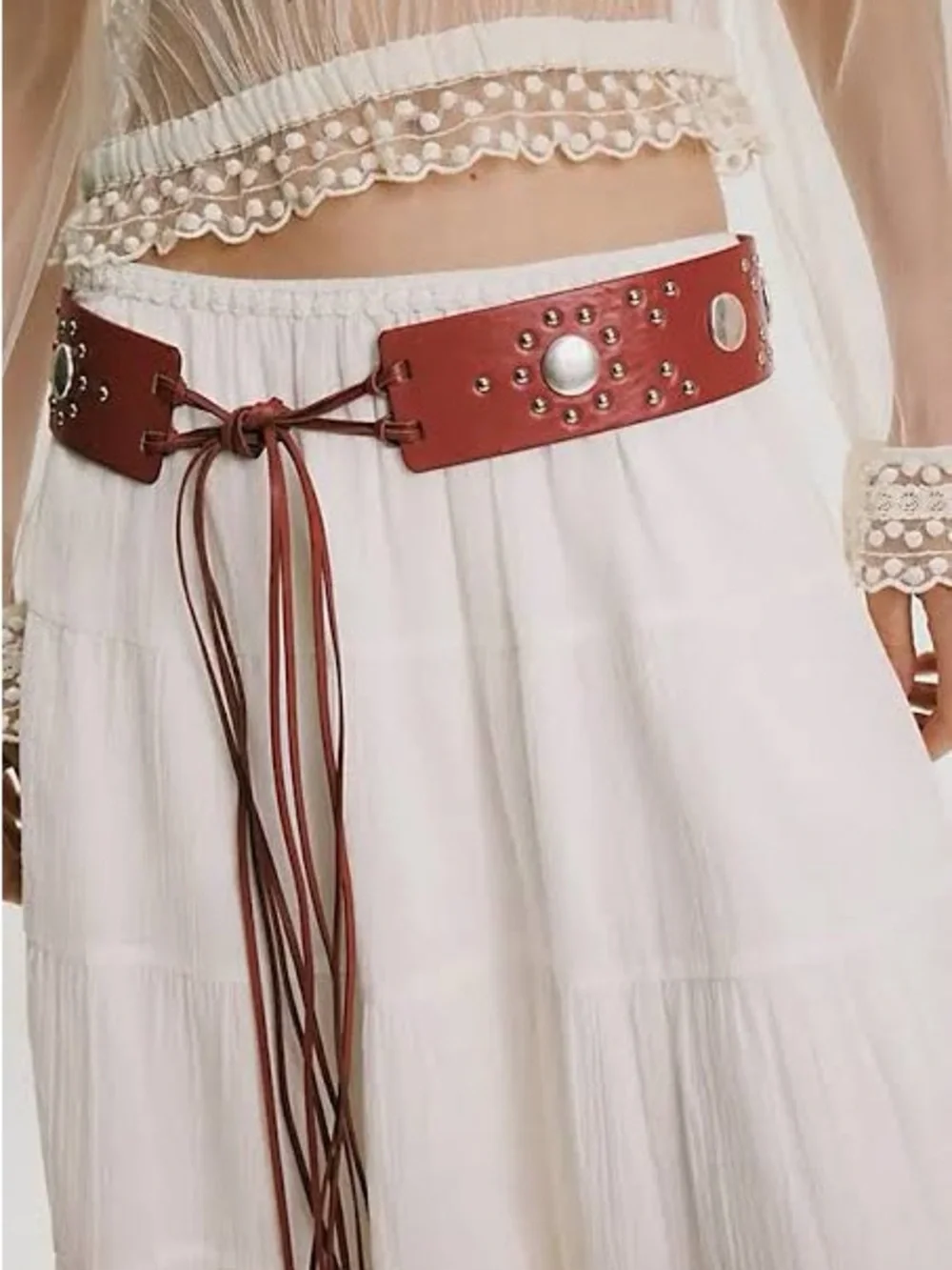 Free People Buttery Soft Leda Wrap Belt - Picture 3 of 16